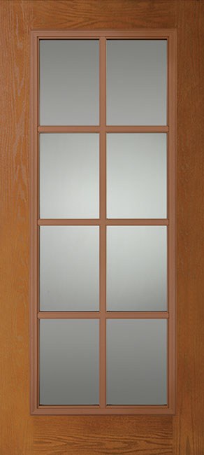 Entry Doors Woodgrain Sdls 0018 Sdl Full Lite 8 L