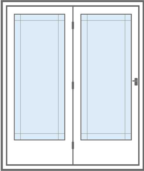 Patio Doors Hinged Hinged Patio Doors Grid Options Hinged Prairie