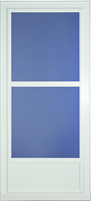 Storm Doors 146 Retractable Screen Easy Vent Mid View White