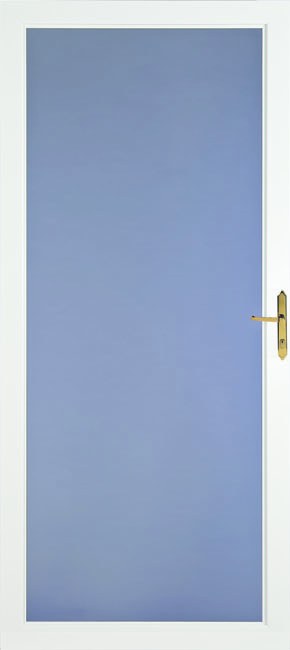 Storm Doors S 350 04 Full View Standard White Brass